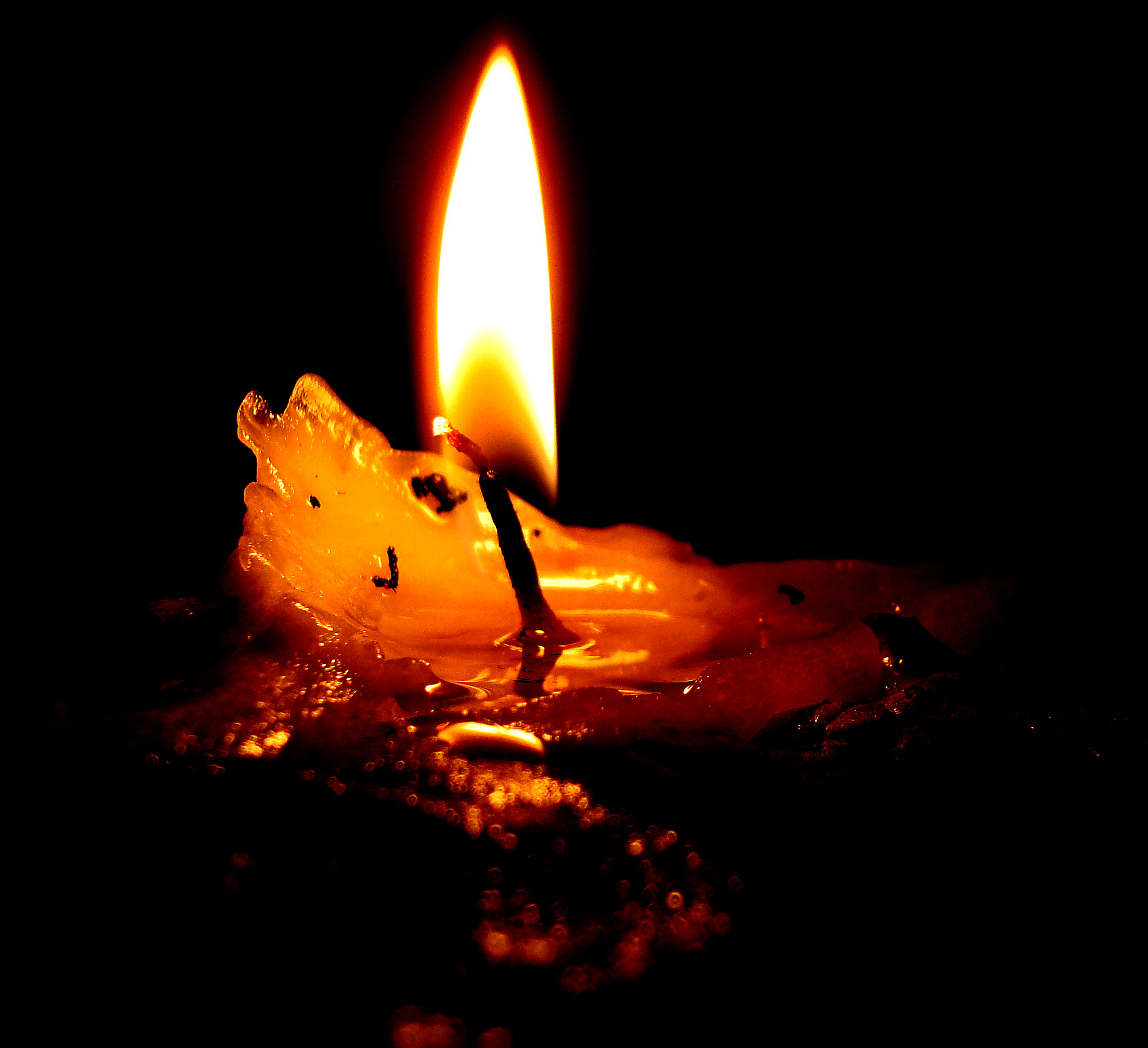 Burning candle